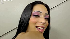 Tgirl Gaby Maiia Machine Fucked