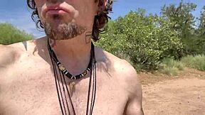 athletic blonde sucks huge cock balls pov moab utah outdoors