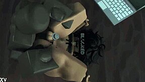 Femboy dodges debts but gets caught punished by BBC garage