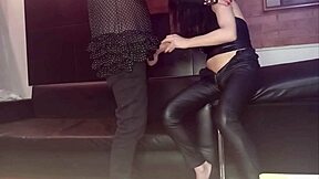 hey fat wife drunk in leggings gets ripped and fucked hard