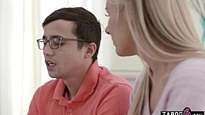 Busty Milf Piano Teacher Bunny Madison Seduces Young Student with Doggystyle Incentive