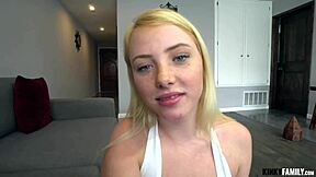 i blew my huge load deep in stepsister dixie lynn's shaved pussy