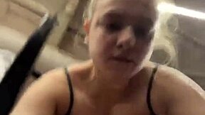 shaved teen whore orgasms hard from extreme public pussy fucking closeup