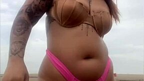 beach flash dare i begged him whip out hard cock bermuda!