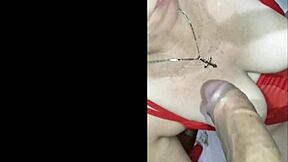 Colombian wife casting: deepthroat blowjob, cock slap, and homemade trio?