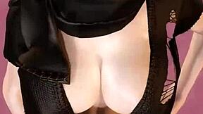 trans widowmaker's fat ass sways ready to slam emma's smooth bald pussy hard