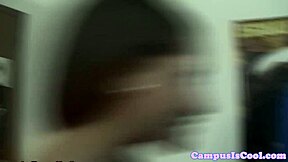 bootylicious coed asses bent over doggystyle at dorm party sex tape