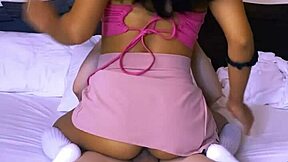 Shy Petite University Girl Offers Tight Vagina to Boyfriend's Friend for Kisses and Oral Extraction