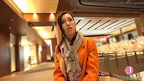 She picks up stunning Japanese wife for creampie sex cuckolding clueless husband