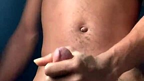 Jerk Off to Rainy Cream Monster Cock First Time