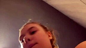 shaved teen whore orgasms hard from extreme public pussy fucking closeup