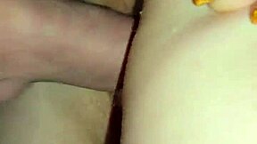 skinny milf wife gets ass ripped open for sloppy creampie finish