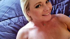 ms paris demands cum blasts all over shaved milf pussy close up