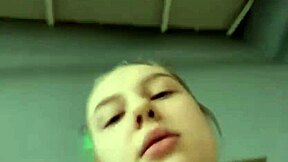 shaved teen whore orgasms hard from extreme public pussy fucking closeup