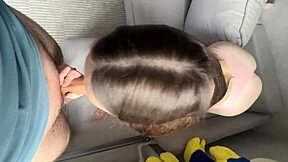 My step bro's best friend took me hard from behind doggystyle creampie on ass