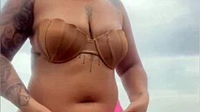 beach flash dare i begged him whip out hard cock bermuda!