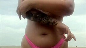 beach flash dare i begged him whip out hard cock bermuda!