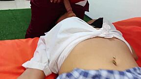 Mature slut devours classmate's monster cock in inverted 69 position