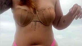 beach flash dare i begged him whip out hard cock bermuda!