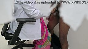 DOCTOR GRABS PATIENT'S THICK COCK FOR INTENSE CLINIC CHECK!