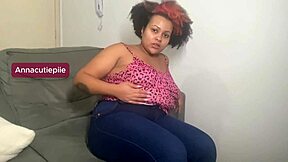 BBW BLOATED CHUBBY BRUNETTE FARTS HUGE ON COUCH IN ASS WORSHIP FETISH!