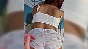 Wife Shops I POUND Stepsister's FAT ASS Hard