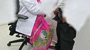 DOCTOR GRABS PATIENT'S THICK COCK FOR INTENSE CLINIC CHECK!
