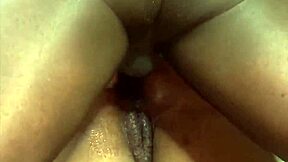 ex boyfriend shocked as i take his bbc deep in anal homemade creampie close-up