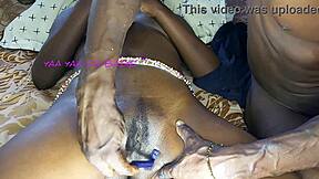 uhh baby shave my smooth teen pussy and saggy tits asshole too make it perfect...