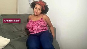 BBW BLOATED CHUBBY BRUNETTE FARTS HUGE ON COUCH IN ASS WORSHIP FETISH!