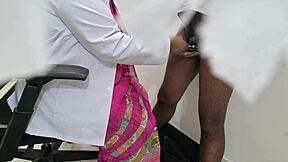 DOCTOR GRABS PATIENT'S THICK COCK FOR INTENSE CLINIC CHECK!