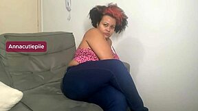 BBW BLOATED CHUBBY BRUNETTE FARTS HUGE ON COUCH IN ASS WORSHIP FETISH!