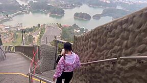 damn that wild blowjob on guatape's peñon by colombian wife zactefolla sex tape