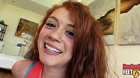 Alice Green's Soles Crave Intense Foot Fetish Pounding!