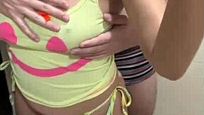 Hot Arab Wife Begs Husband's Friend to Fuck Her Hard in Bathroom Creampie Frenzy