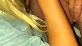 milf risks pussy fuck in stranger garden with husband