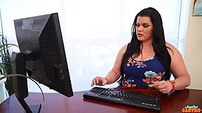 Angelina Castro's massive tits big pussy lips and clit get licked dirty