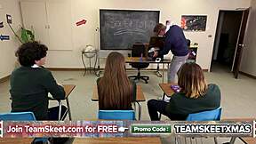 little athena aches for classroom cocks to stuff her tight horny pussy in sex ed