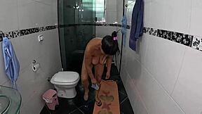 What wild amateur fun hides in those filming breaks with juicy Brazilian pussy?