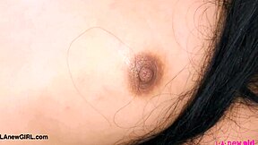 omg i can't stop staring at this cute brunette teen showing off her sexy body in the interview