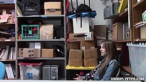 yo kimmy granger, bent over shoplyfter style taking that fat cock deep huh?
