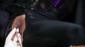 watch dominafire bind salome salvi tight then strap on pound her to squirting submission