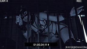 little caged blonde anna claire clouds gets her big ass tamed by monster cock anal in lingerie