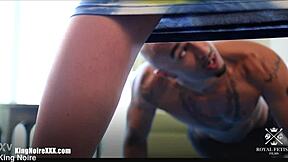 athletic latina reina ryder orgasms on king noire bbc