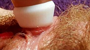 watch this extreme close-up big clit vibrate to squirting orgasm hd pov