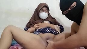 Mature Asian Mother-in-Law Gapes Wet Pussy with Cucumber Colmek Humiliation