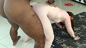 amiga gags cries bends over huge cock pussy wrecked mouth creampied