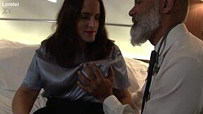 My doctor roleplays creampie cure pounding my pussy missionary style