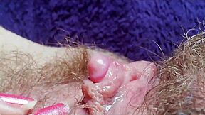 watch this extreme close-up big clit vibrate to squirting orgasm hd pov