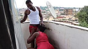 he spots the hottest ebony street whores in africa and pounds them raw first part